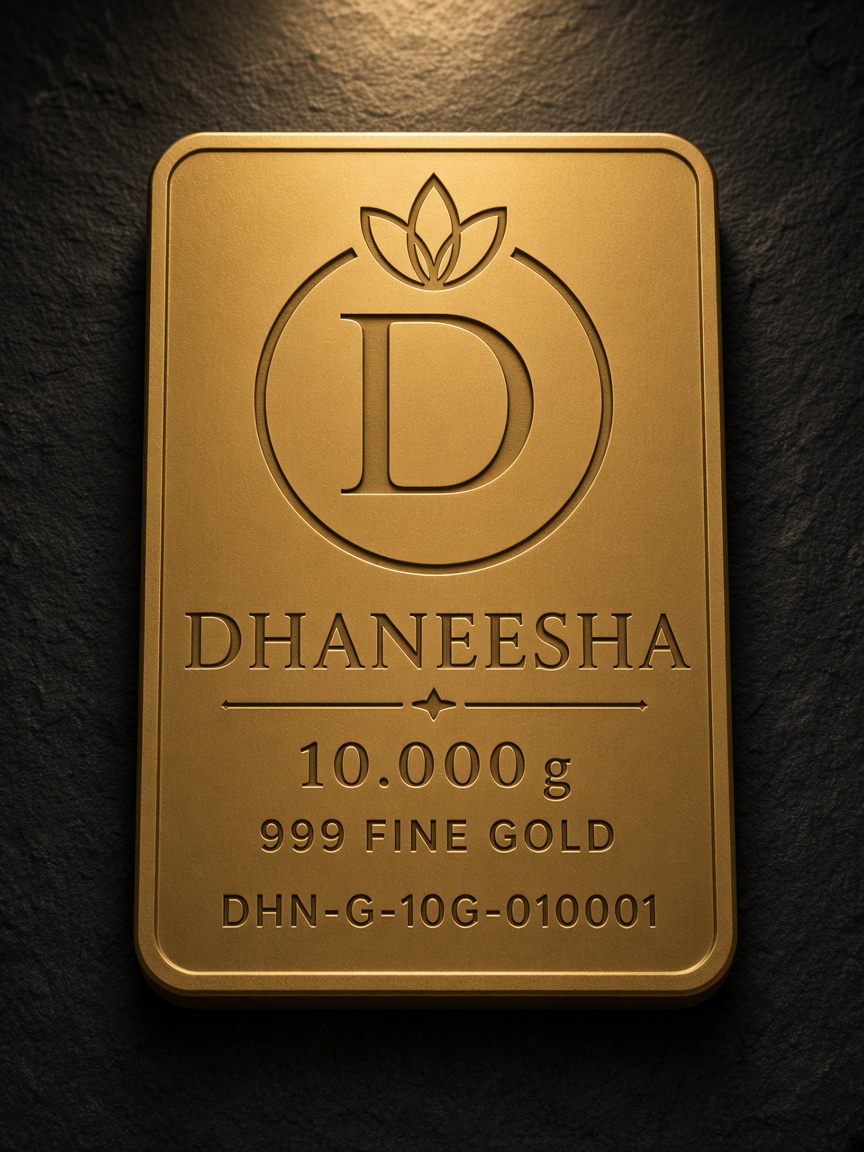 Dhaneesha Gold Bar, 10.000 g