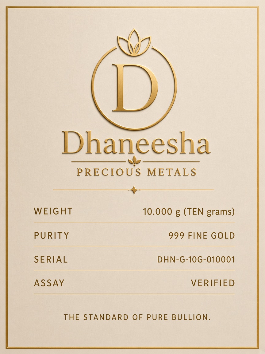 Dhaneesha Gold Bar 10.000 g