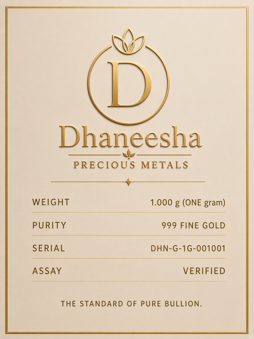 Dhaneesha Gold Bar 1.000 g
