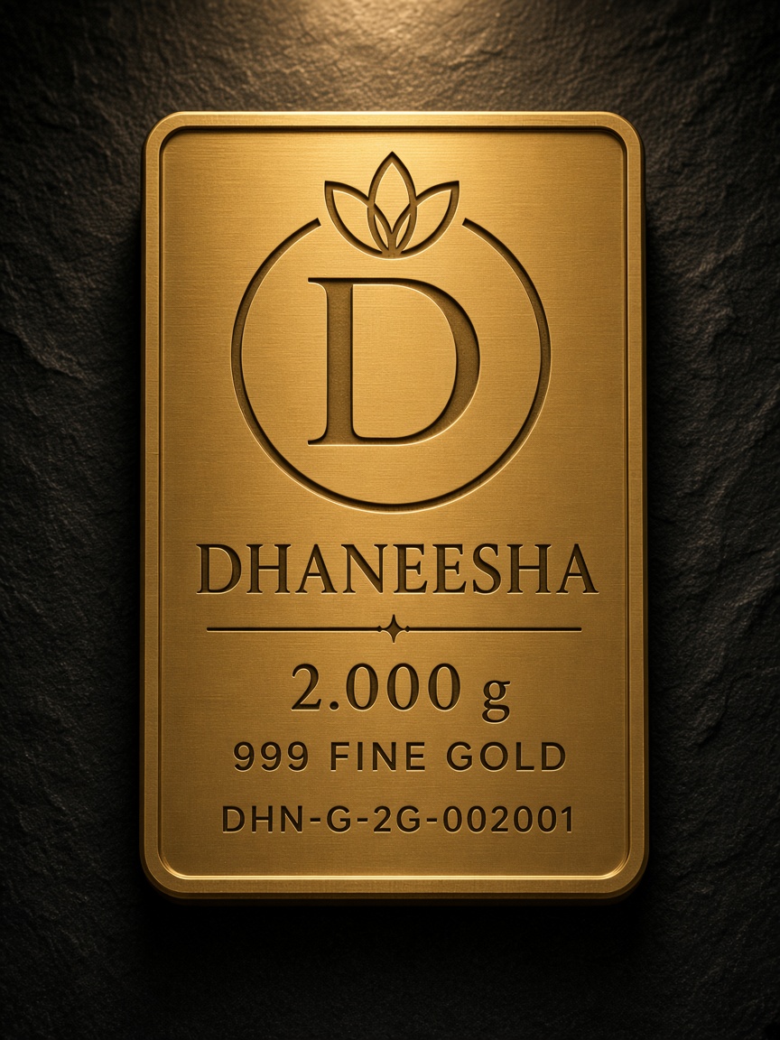 Dhaneesha Gold Bar, 2.000 g