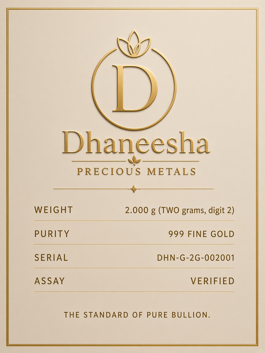 Dhaneesha Gold Bar 2.000 g