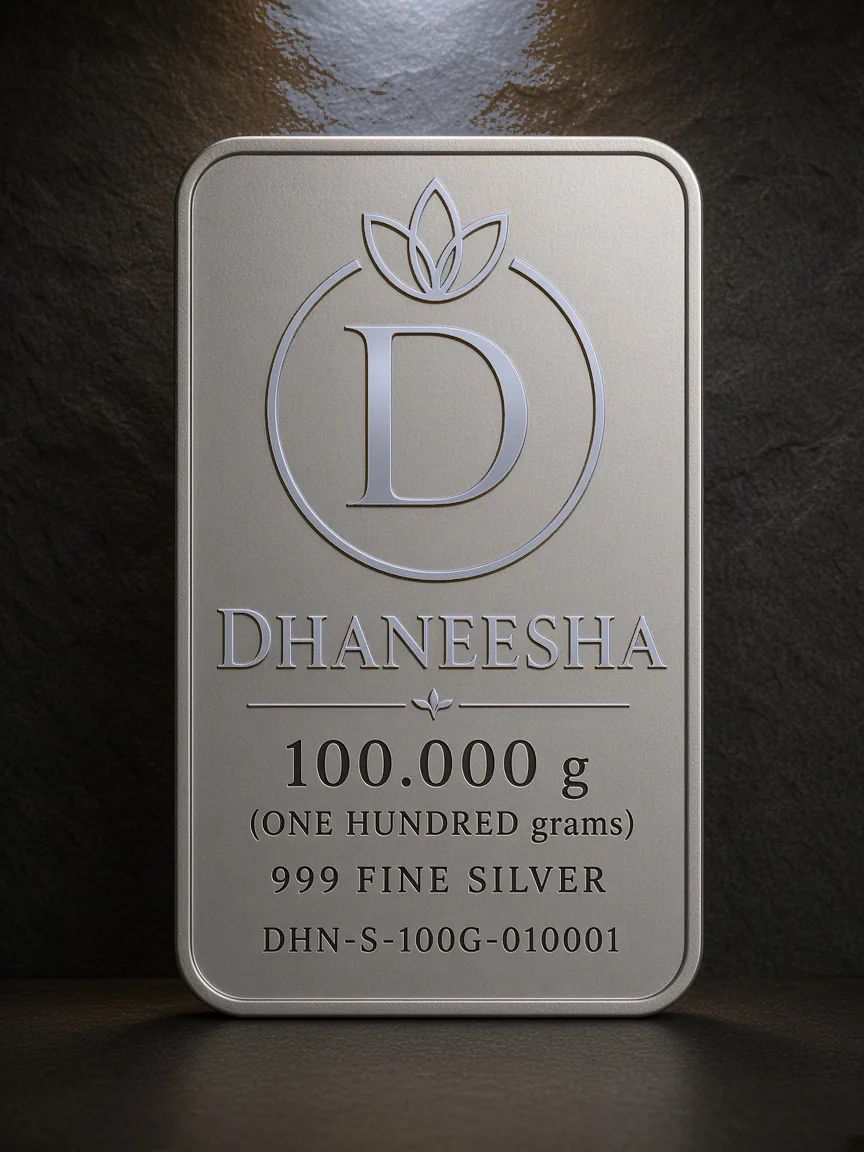 Dhaneesha Silver Bar, 100.000 g