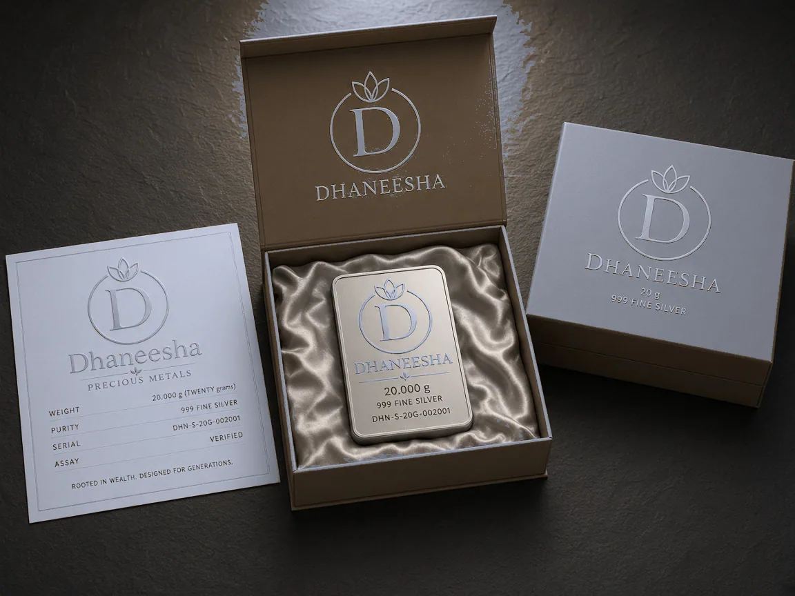 Dhaneesha Silver Bar 20.000 g